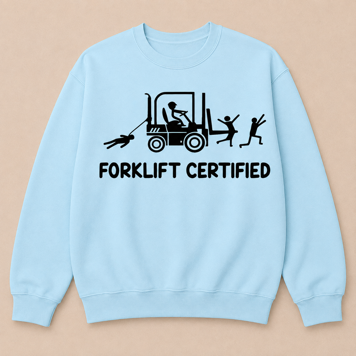 Forklift Certified Funny Warehouse Worker Sweatshirts