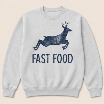 Fast Food Funny Men Hunting Sweatshirt