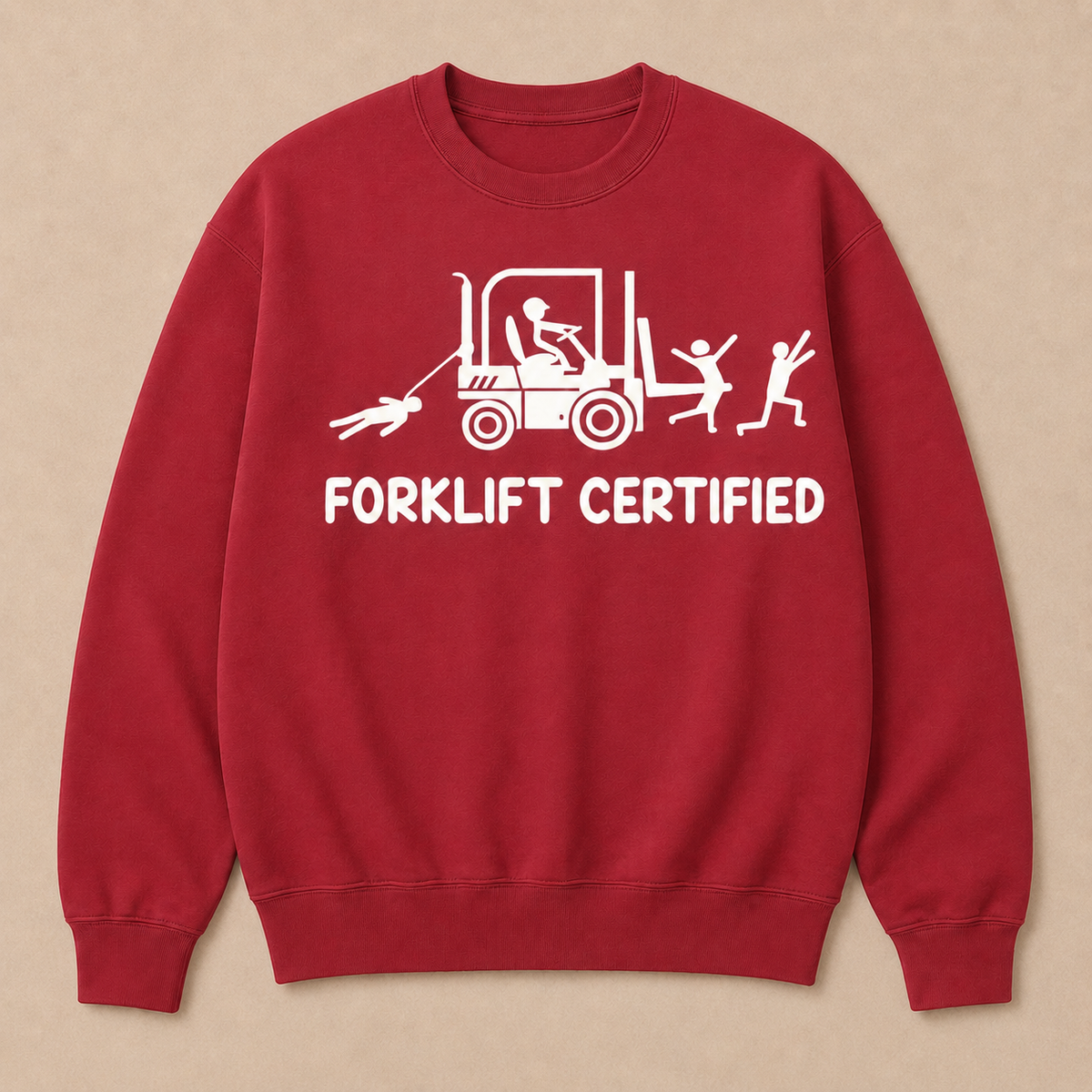 Forklift Certified Funny Warehouse Worker Sweatshirts