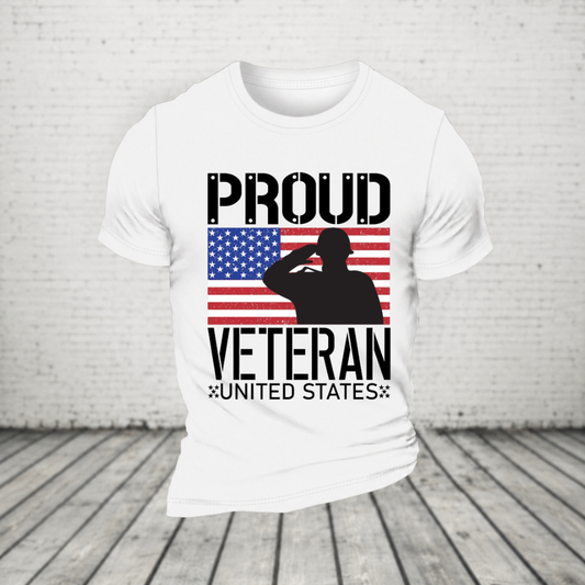 Proud veteran united states T-shirt