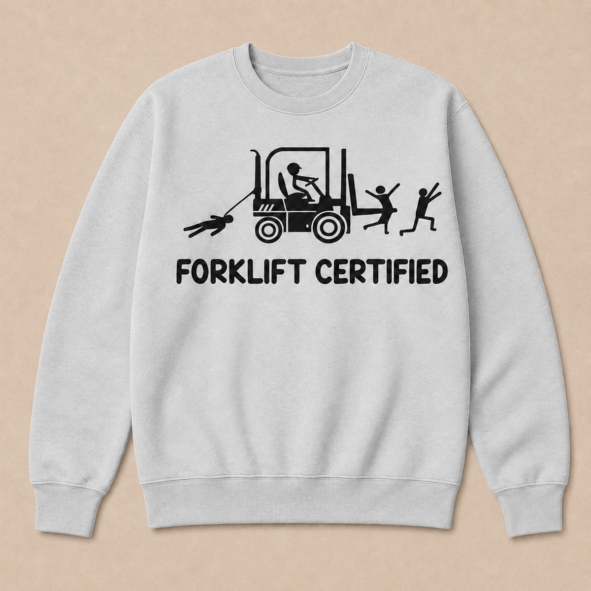 Forklift Certified Funny Warehouse Worker Sweatshirts