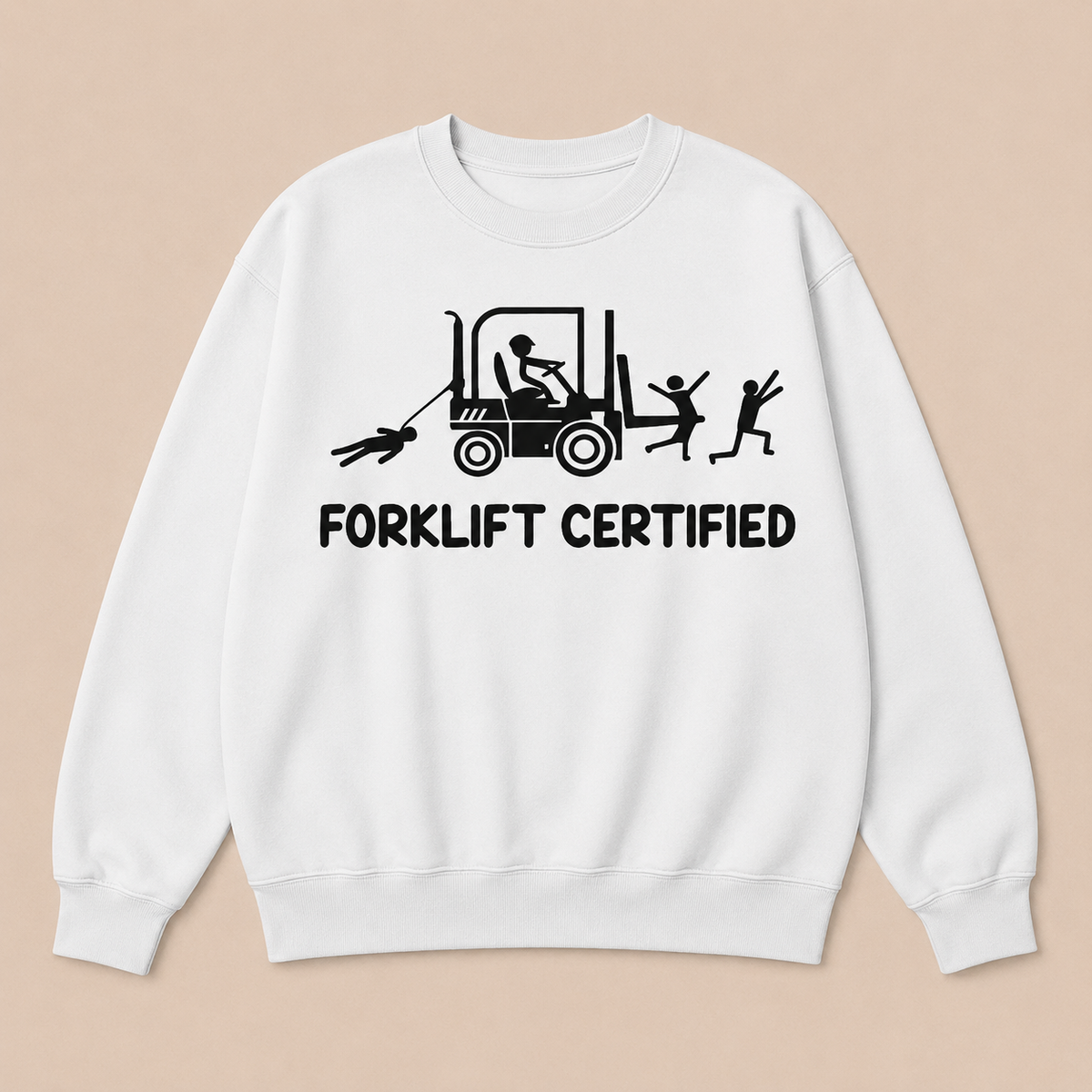 Forklift Certified Funny Warehouse Worker Sweatshirts