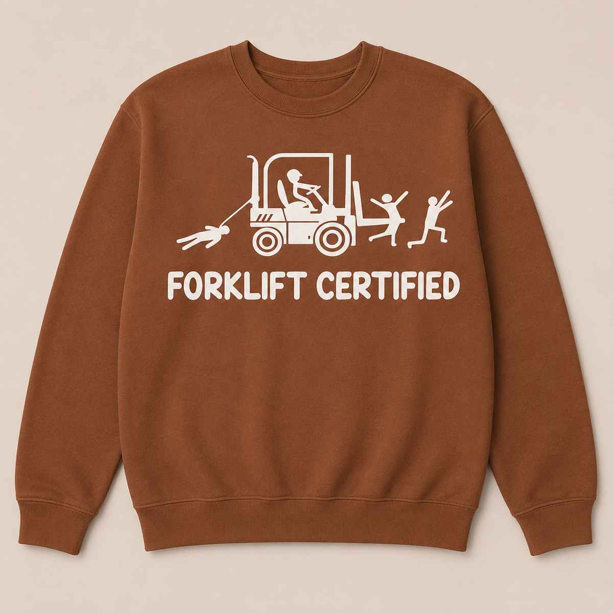 Forklift Certified Funny Warehouse Worker Sweatshirts