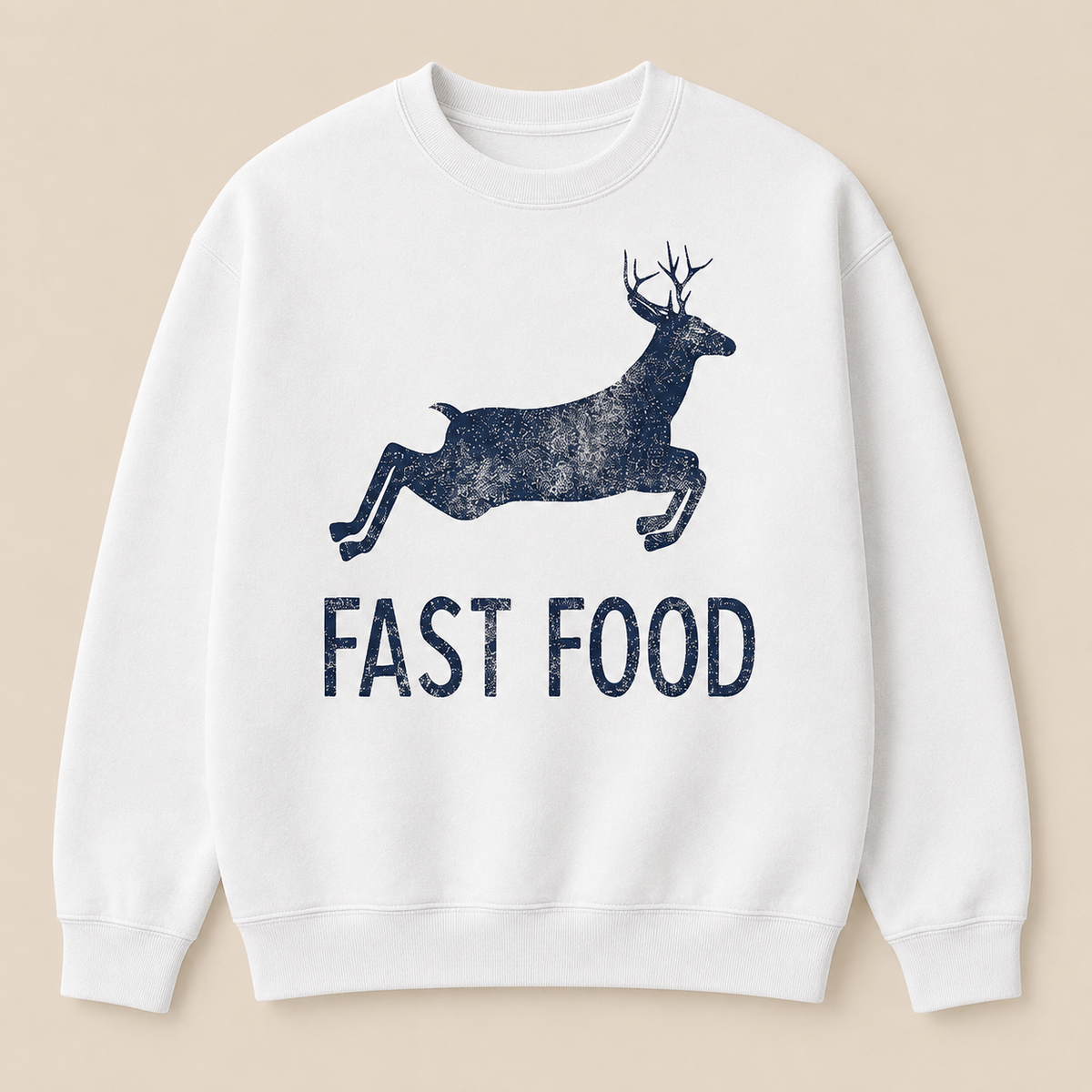 Fast Food Funny Men Hunting Sweatshirt